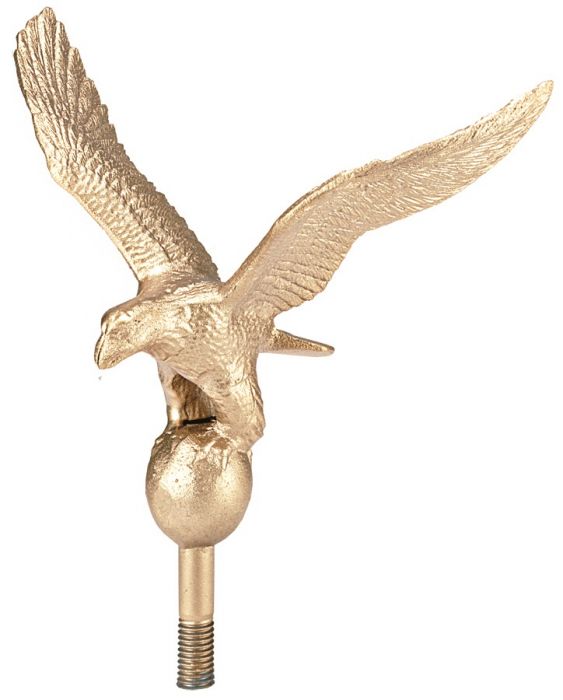 Outdoor Aluminum Flying Eagle - 9 Inch Wing Span (1/2" Diameter Spindle)