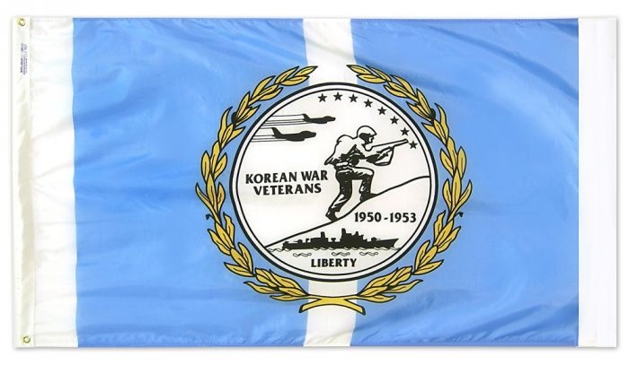 Annin Nyl-Glo Korean War Veterans 3 ft x 5 ft Flag