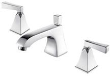 Single Handle Lavatory Faucet Ice Black Finish Saga Collection
