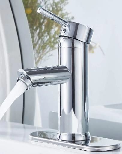 Single Handle Lavatory Faucet Matte Black Finish Bradford Collection