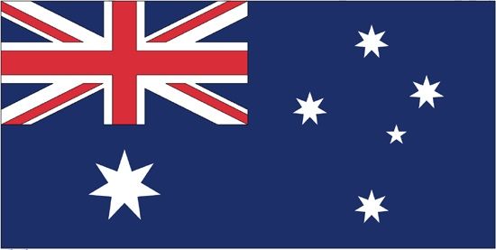 Annin Australia 3ft x 5 ft NylGlo Nylon Flag