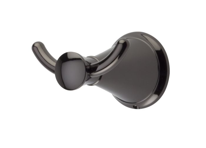 Pfister BRH-P1MC Pasadena Double Robe Hook in Midnight Chrome 