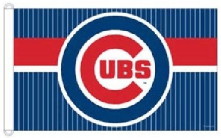 3 ft x 5 ft Polyester MLB Flag - Chicago Cubs