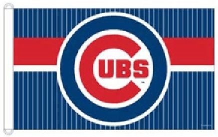 3 ft x 5 ft Polyester MLB Flag - Chicago Cubs