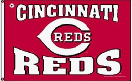 3 ft x 5 ft Polyester MLB Flag - Cincinnati Reds