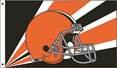 3 ft x 5 ft NFL Team Flag - Cleveland Browns