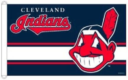 3 ft x 5 ft Polyester MLB Flag - Cleveland Indians