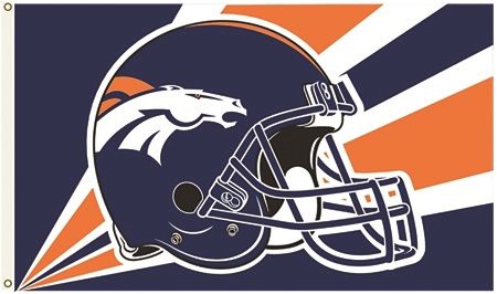 3 ft x 5 ft NFL Team Flag - Denver Broncos