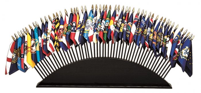 Flags of the 50 States Set (4" x 6" Flags - Wooden Base Sold Separately)
