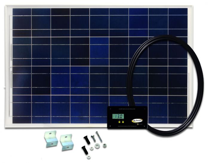 Go Power!™ Urban Camper 80 Watt Solar Kit with 30 Amp Digital Controller