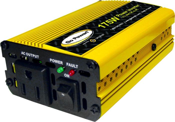 Go Power!™ 175 Watt Modified Sine Wave Inverter - 12 volt
