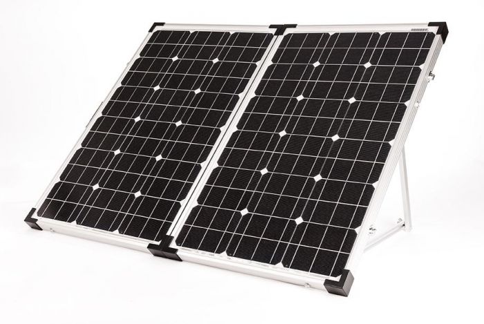 Go Power!™ 120 Watt Portable Folding Solar Kit