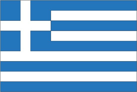 Annin Greece 3ft x 5 ft NylGlo Nylon State Flag