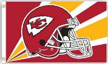 3 ft x 5 ft NFL Team Flag - Kansas City Chiefs