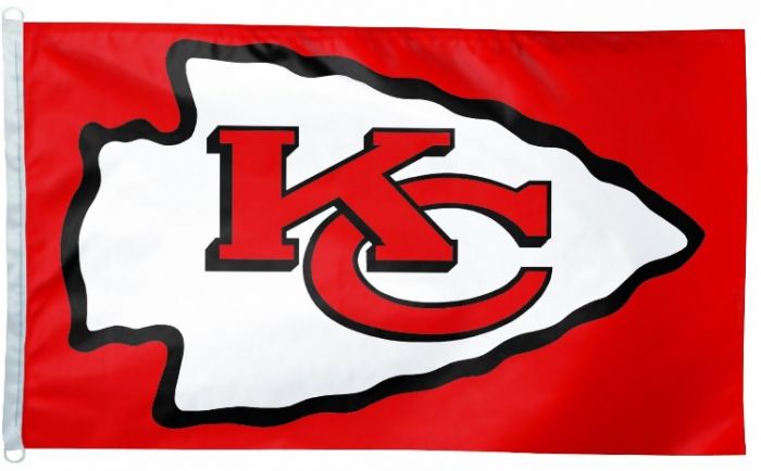 3 ft x 5 ft Polyester NFL Flag - Kansas City Chiefs