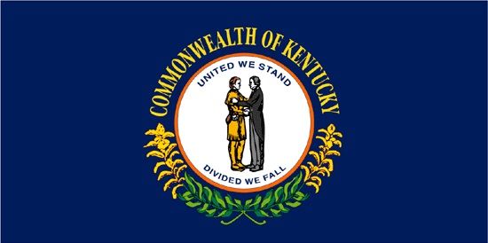 Annin Kentucky 3ft x 5 ft NylGlo Nylon State Flag