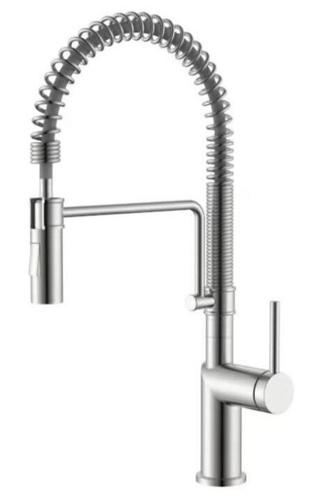 Pull Down Kitchen Faucet Matte Black Finish Manchester Series