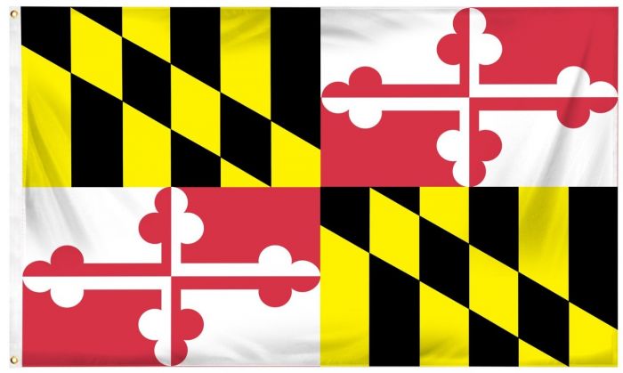 3 ft x 5 ft Polyester State Flag - Maryland