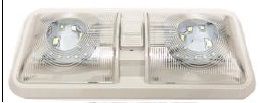 RV & Marine Double Pancake LED Ceiling Light, Day Light 