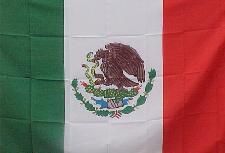 3 ft x 5 ft Polyester Flag - Mexico