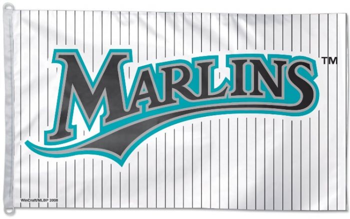 3 ft x 5 ft Polyester MLB Flag - Miami Marlins