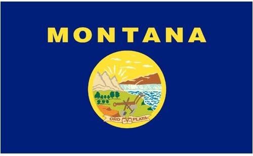 3 ft x 5 ft Polyester State Flag - Montana
