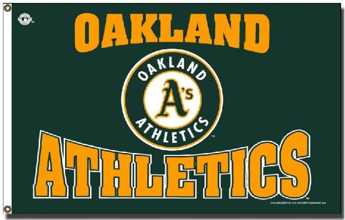 3 ft x 5 ft Polyester MLB Flag - Oakland Athletics