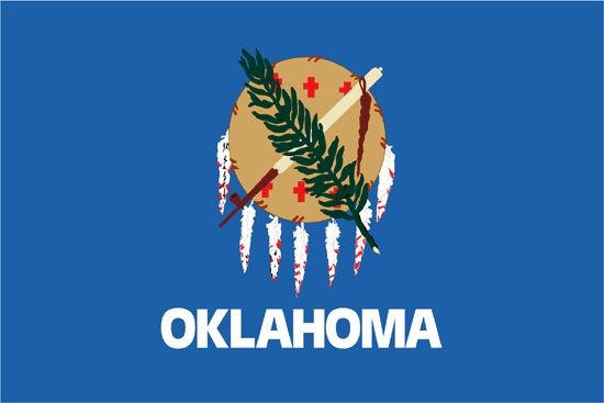 Annin Oklahoma 3ft x 5 ft NylGlo Nylon State Flag