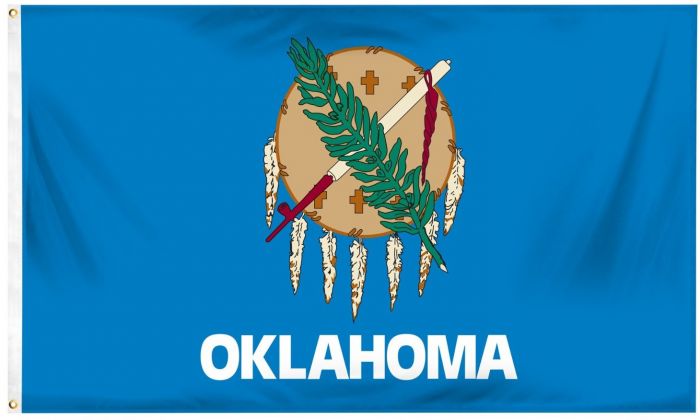 3 ft x 5 ft Polyester State Flag - Oklahoma