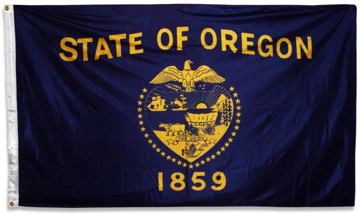 3 ft x 5 ft Polyester State Flag - Oregon