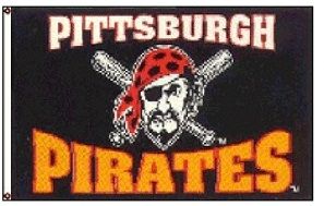 3 ft x 5 ft Polyester MLB Flag - Pittsburg Pirates