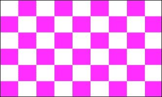3 ft x 5 ft Polyester Flag - Purple and White Checkered