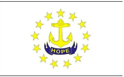 3 ft x 5 ft Polyester State Flag - Rhode Island