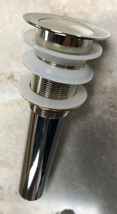 Sophia Collection; 1 1/4 inch Bathroom Pop Up Drain  in Polished Nickel