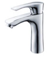 Sophia Collection; Single Lever Lavatory Faucet in Brushed Nickel