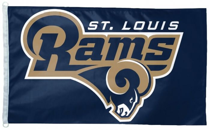 3 ft x 5 ft Polyester NFL Flag - Saint Louis Rams
