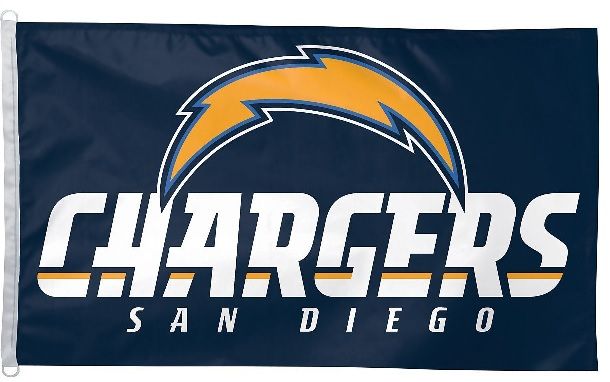 3 ft x 5 ft Polyester NFL Flag - San Diego Chargers