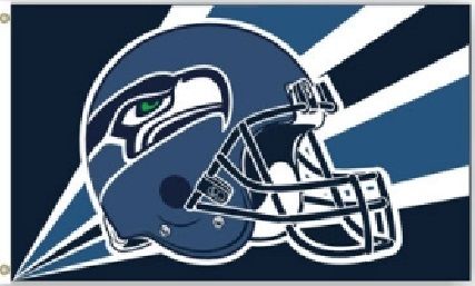 3 ft x 5 ft NFL Team Flag - Seattle Seahawks