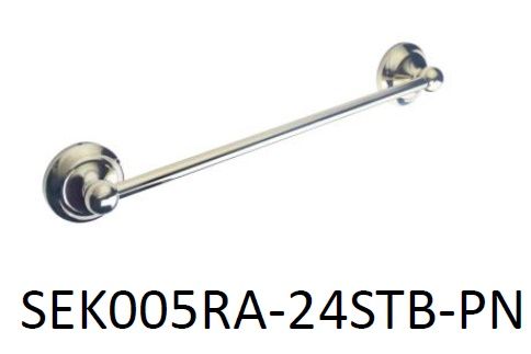 24 Inch Towel Bar Aubrie Series Polished Nickel Finish