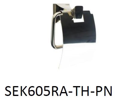 Sophia Collection; Dawson Series Tissue Holder with Cover in Polished Nickel