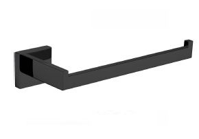 Hand Towel Bar Matte Black Finish Modern Craftsman Series