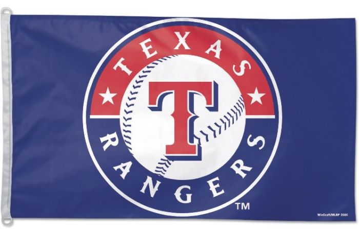 3 ft x 5 ft Polyester MLB Flag - Texas Rangers