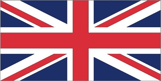 Annin United Kingdom 3ft x 5 ft NylGlo Nylon Flag