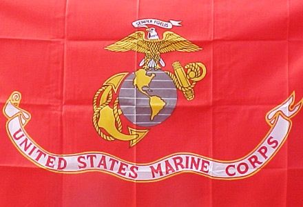 3 ft x 5 ft Polyester Flag - US Marine Corps