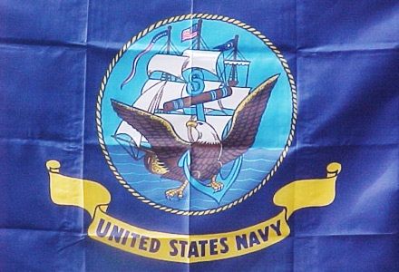 3 ft x 5 ft Polyester Flag - US Navy