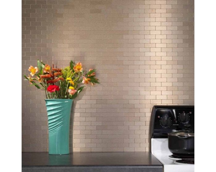L And Stick Metal Mosaic Stainless, Mosaic Subway Tile Sheets